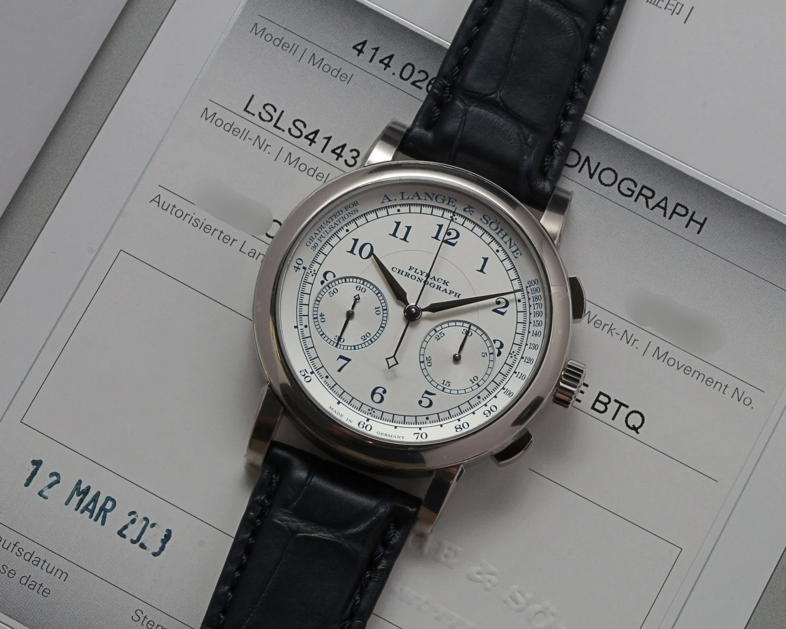 A Lange & Sohne Boutique Edition 1815 Chronograph 414.026
