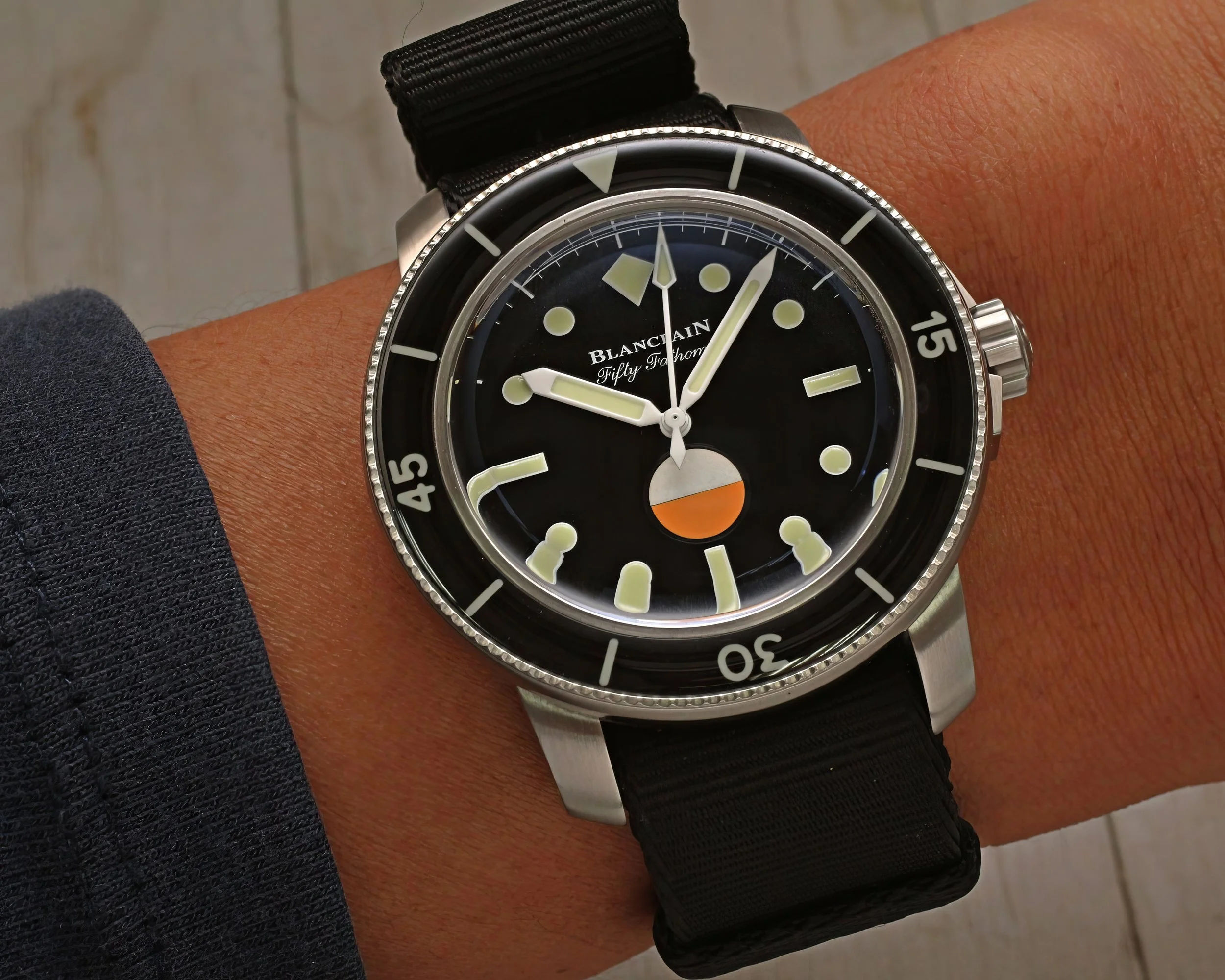 Blancpain Fifty Fathoms Milspec Hodinkee Limited Edition