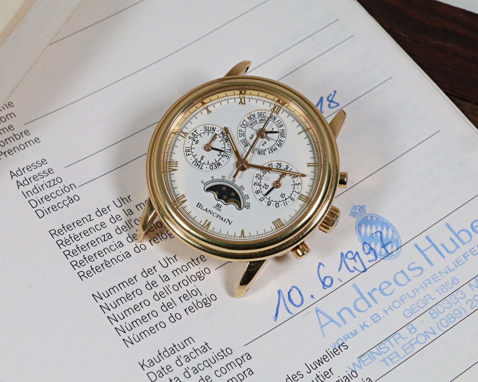 Blancpain Perpetual Calendar Chronograph 5585
