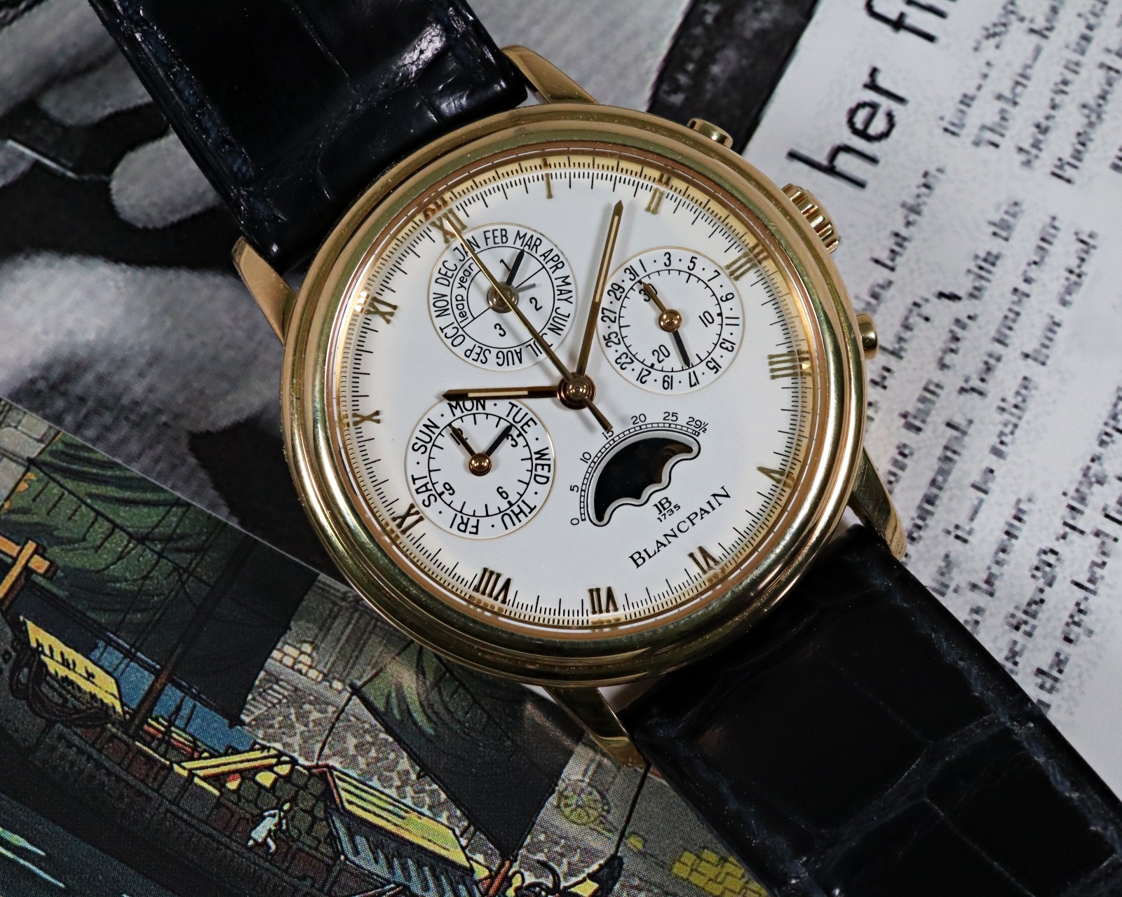 Blancpain Perpetual Calendar Chronograph 5585