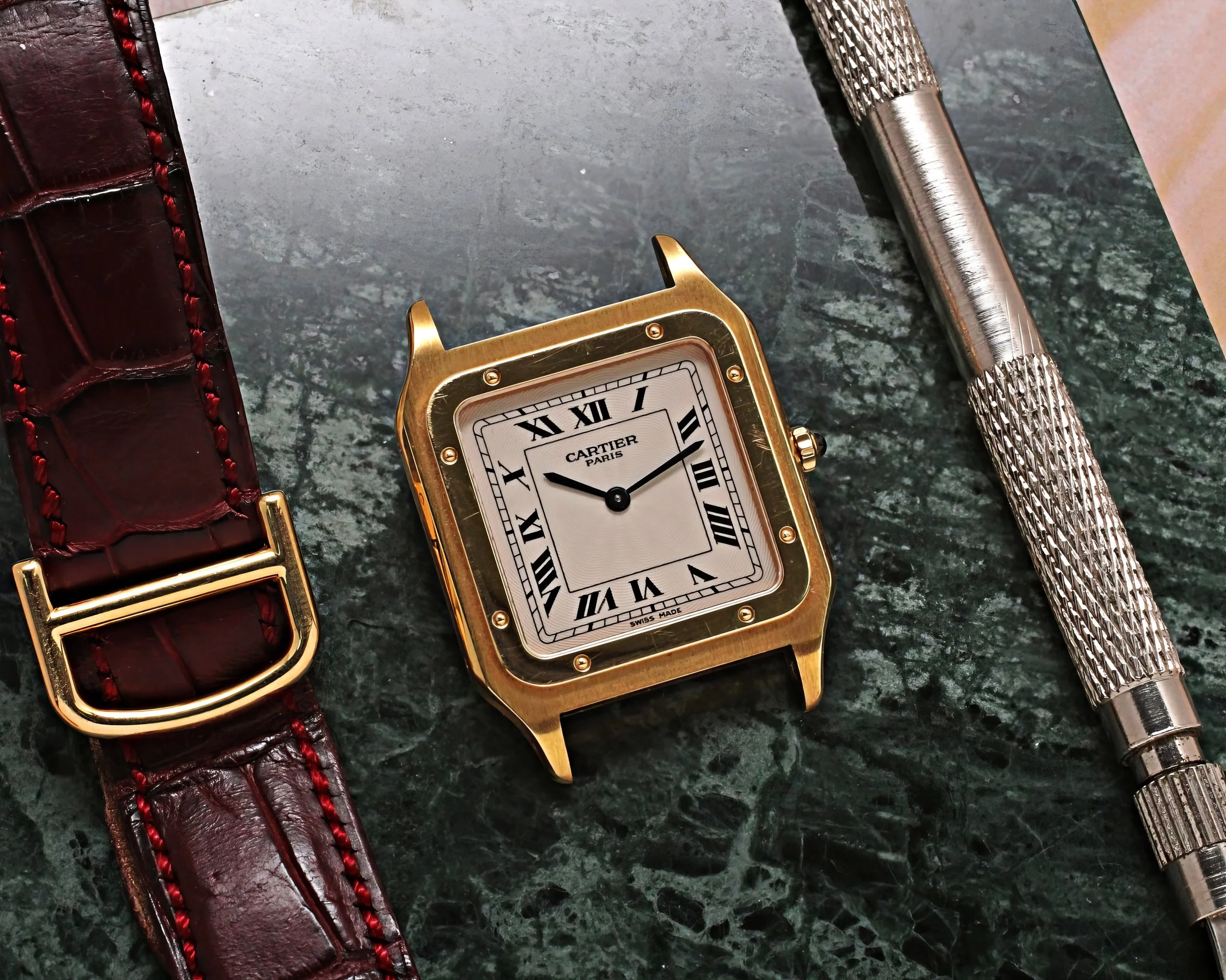 Cartier Santos Dumont Collection Privee 1576B