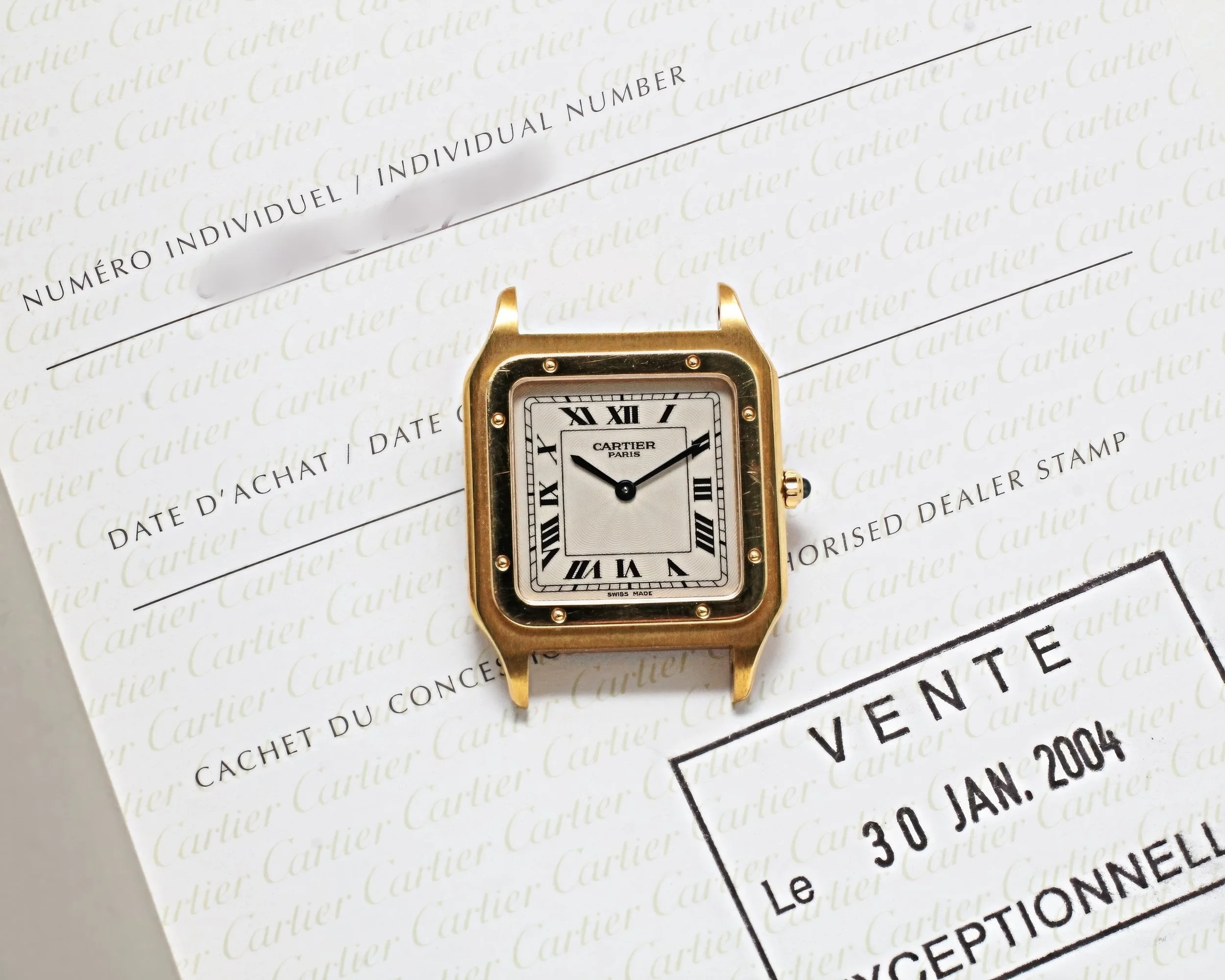 Cartier Santos Dumont Collection Privee 1576B