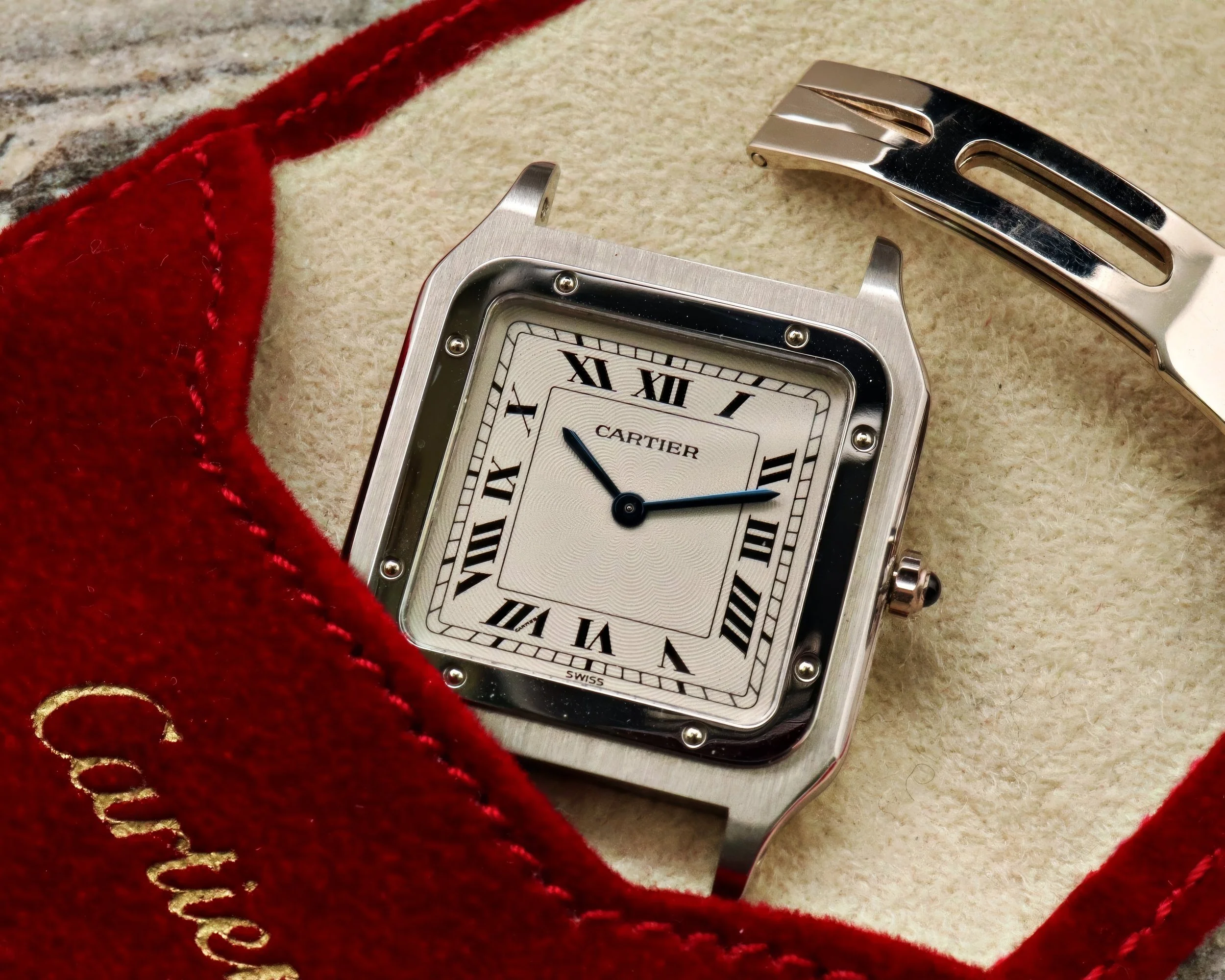 Cartier Santos Dumont Platinum 1575