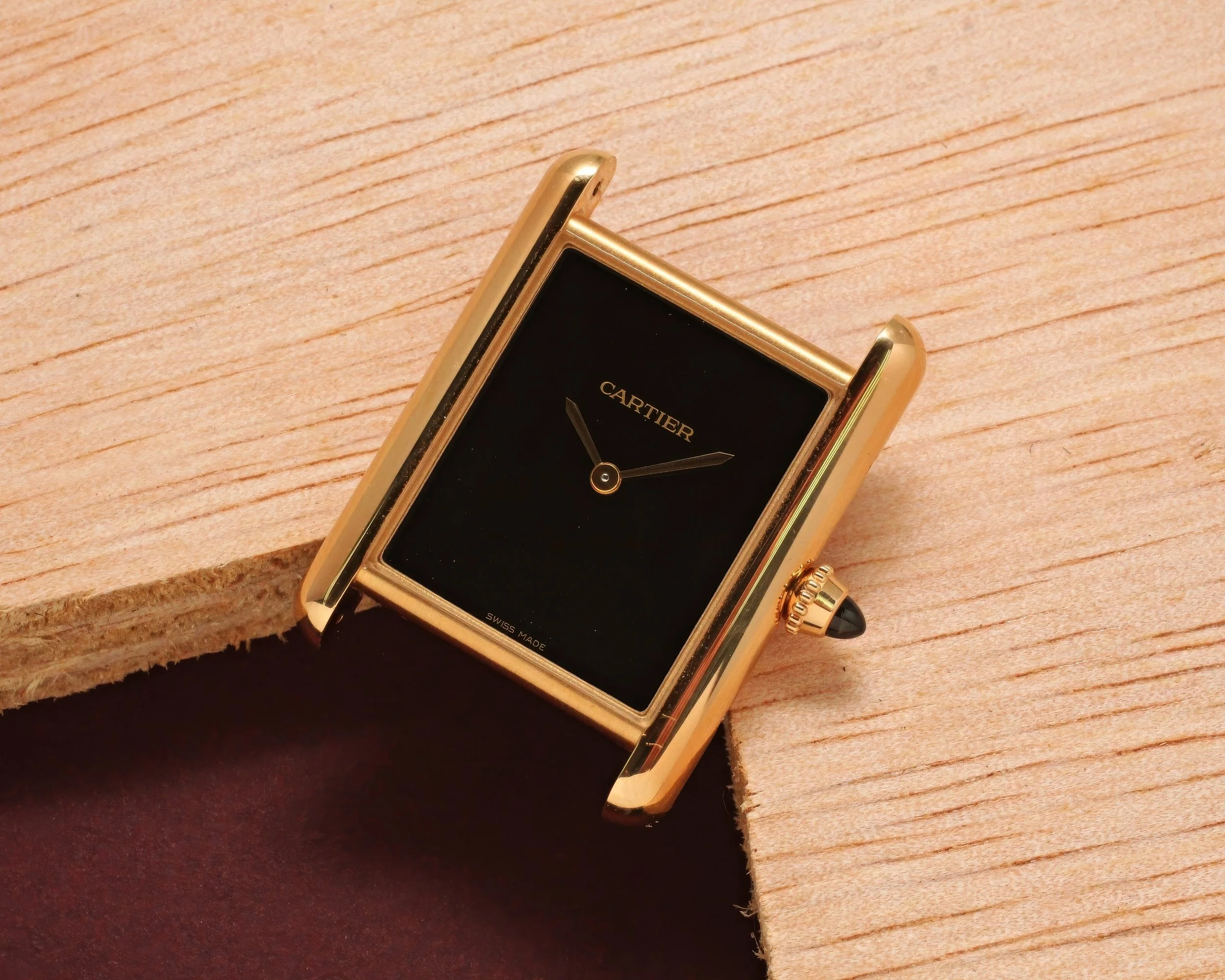 Cartier Tank LC Black Lacquer WGTA0091