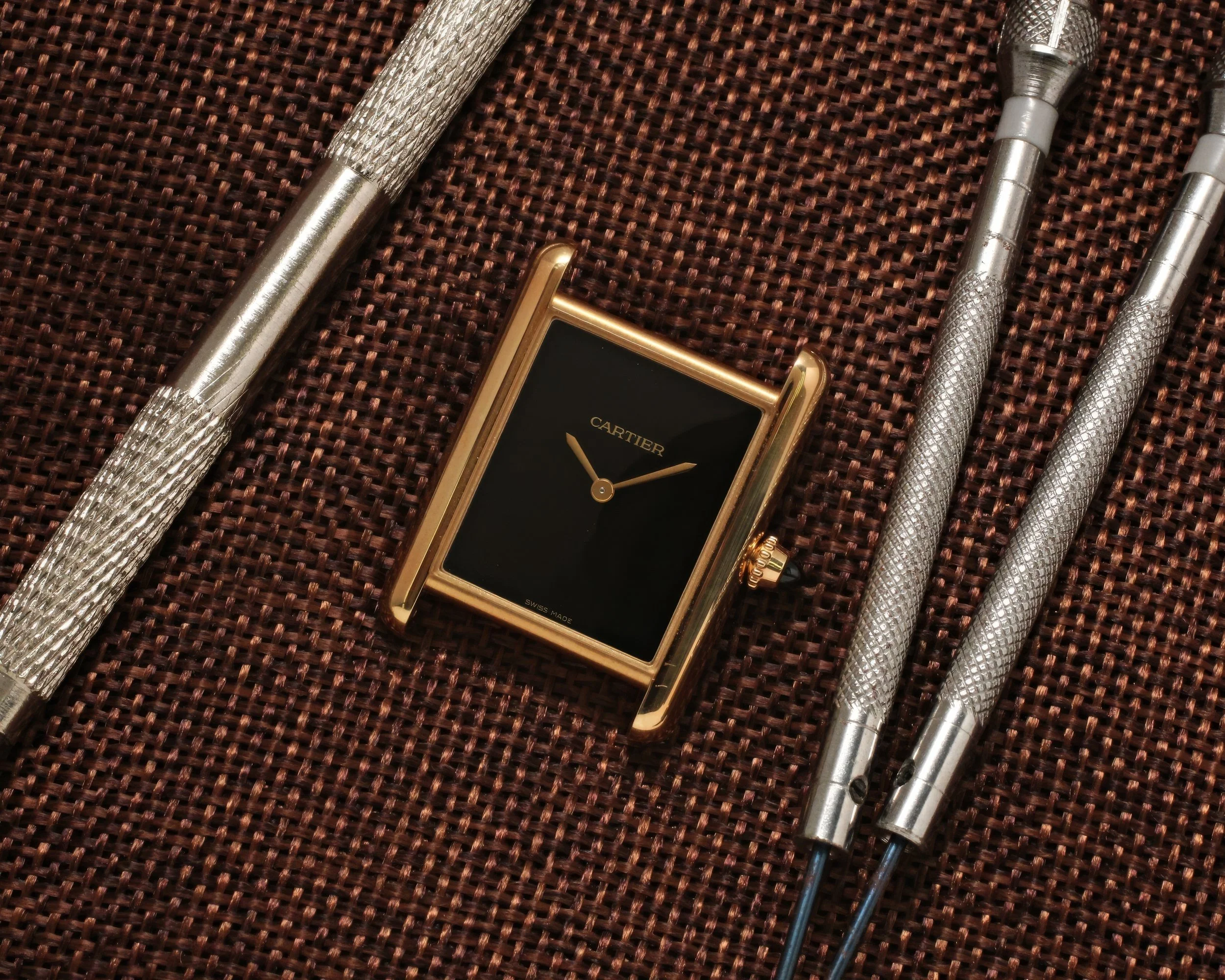 Cartier Tank LC Black Lacquer WGTA0091