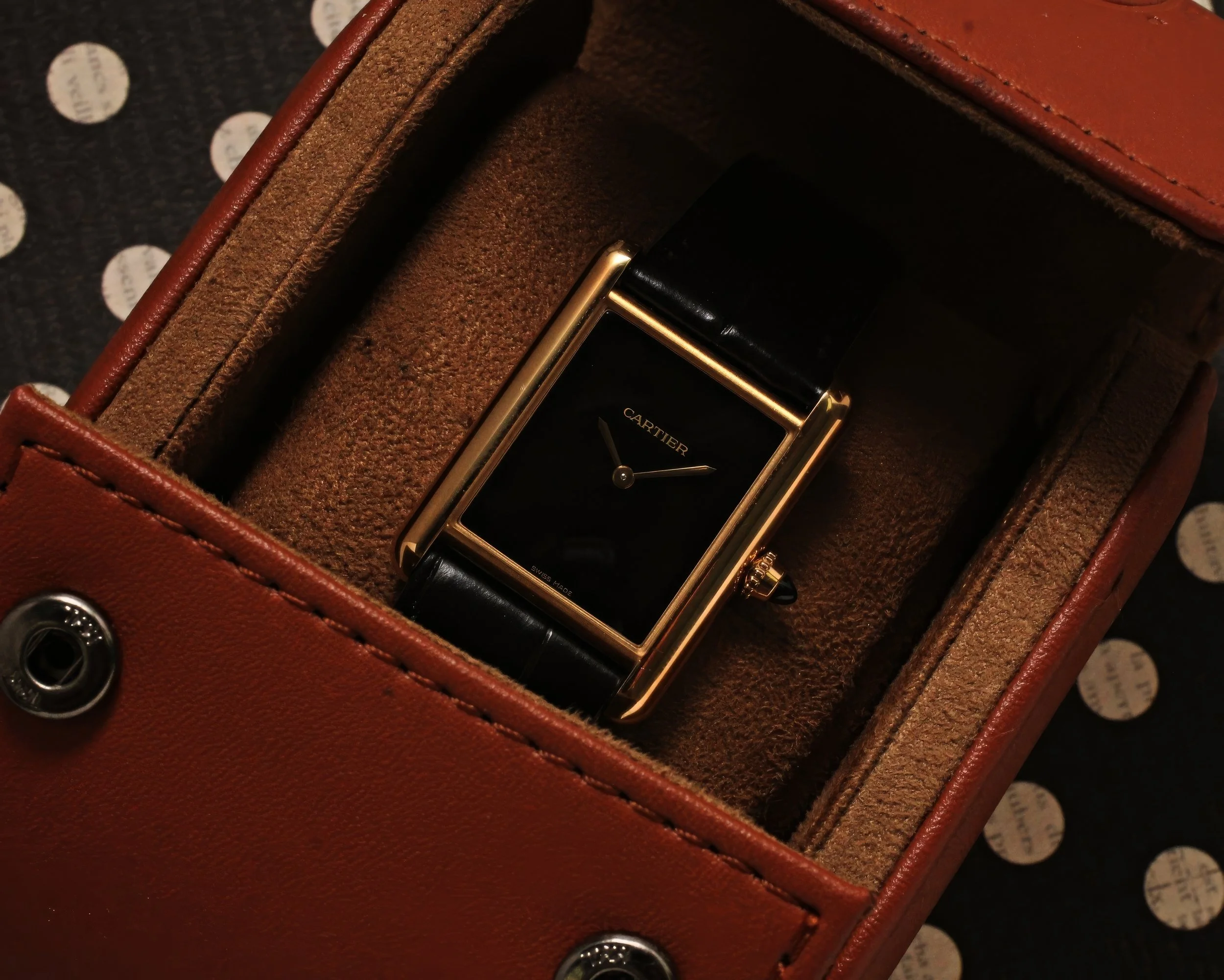 Cartier Tank LC Black Lacquer WGTA0091