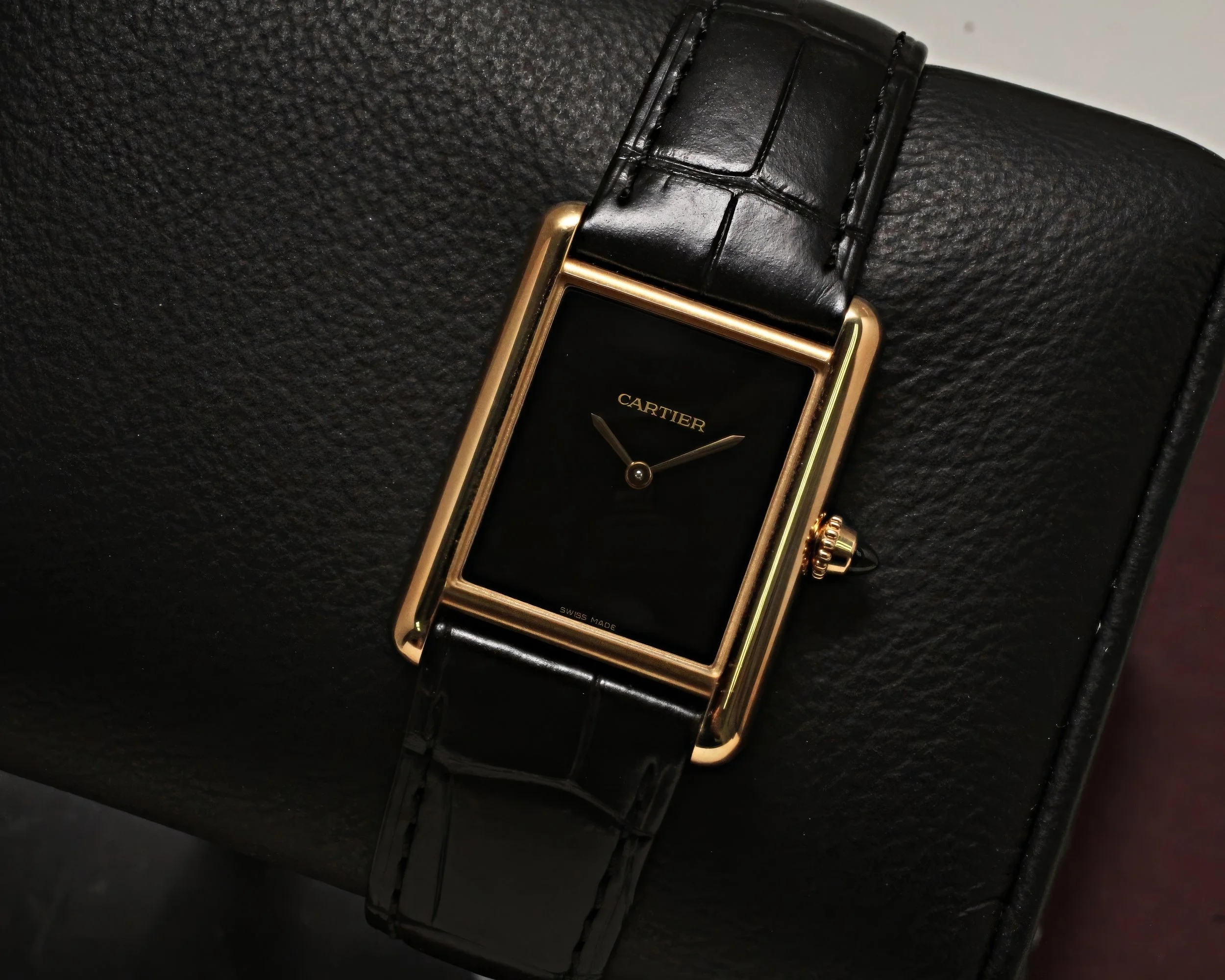 Cartier Tank LC Black Lacquer WGTA0091