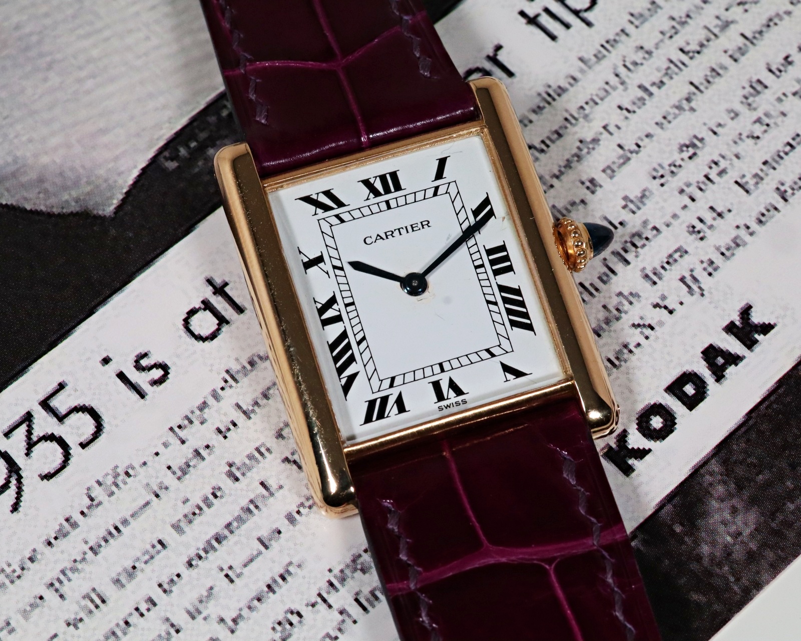 Cartier Tank Louis Extra-Plate 96019