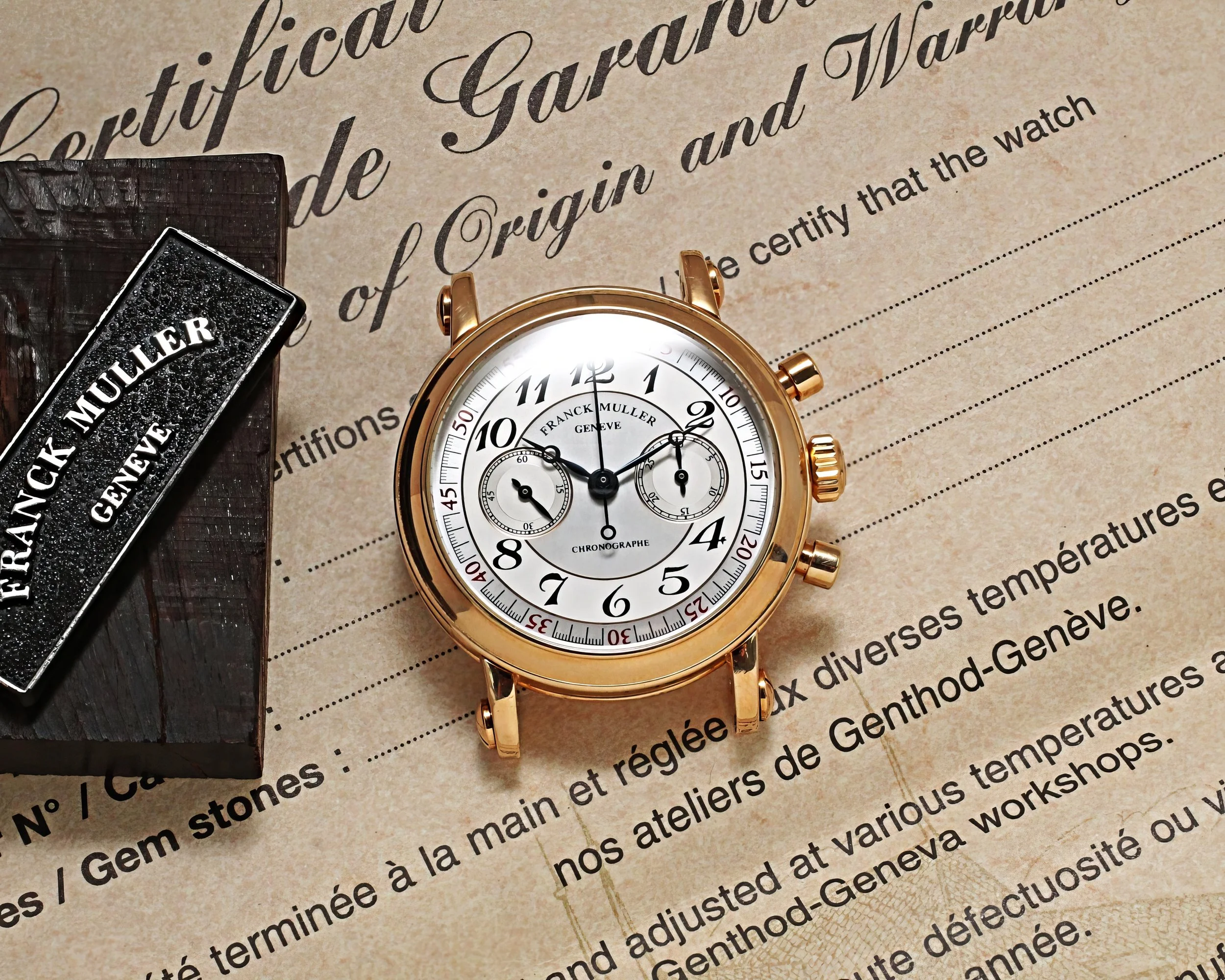 Franck Muller Lemania Double Face Chronograph 2870 NA DF