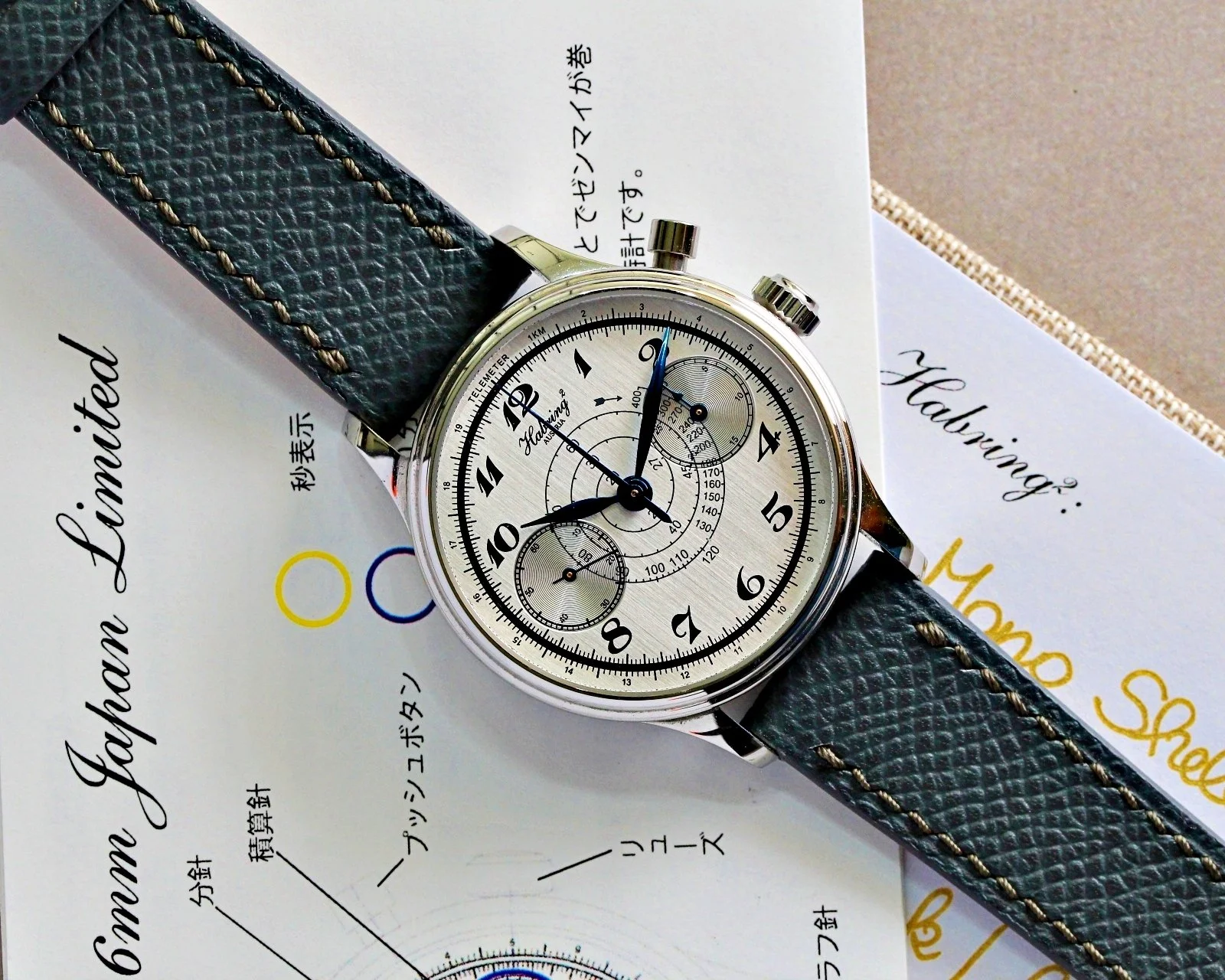 Habring² Monopusher Chronograph Japan Edition for Shellman
