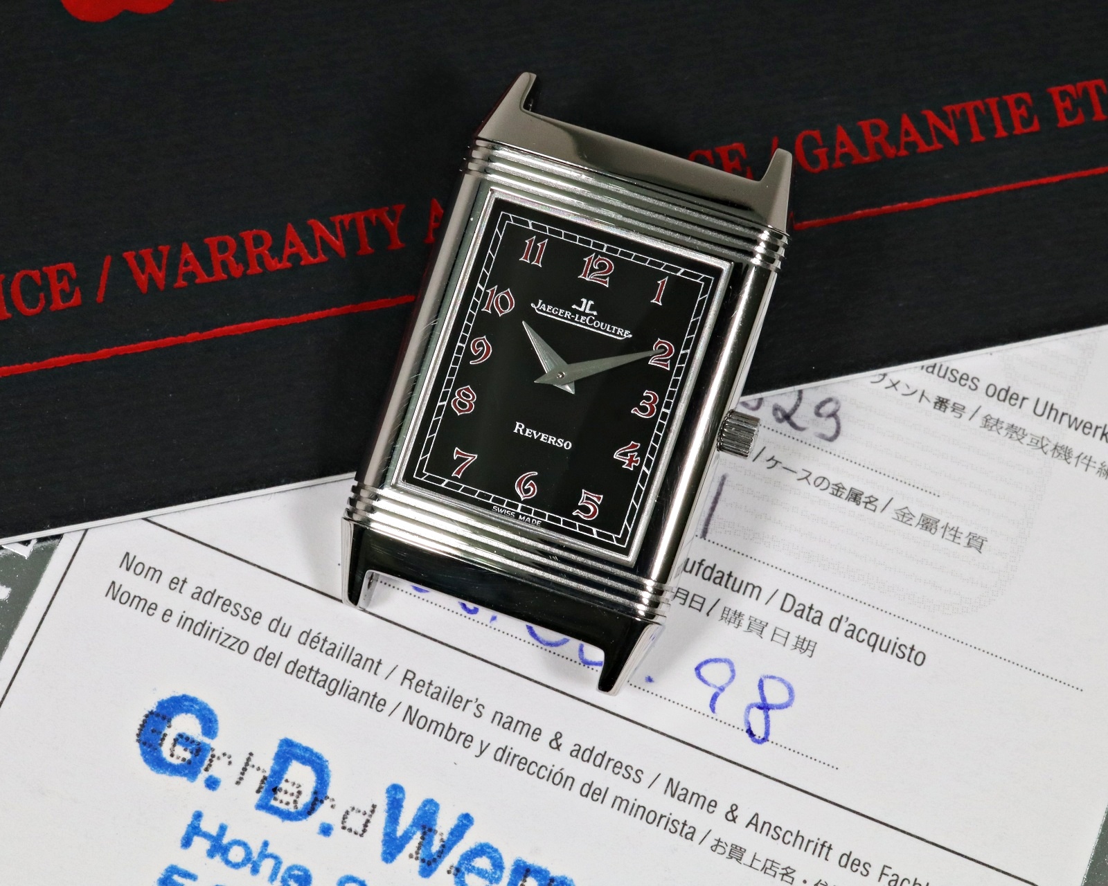 Jaeger-LeCoultre Reverso Classique Wempe Limited Edition 250.8.86