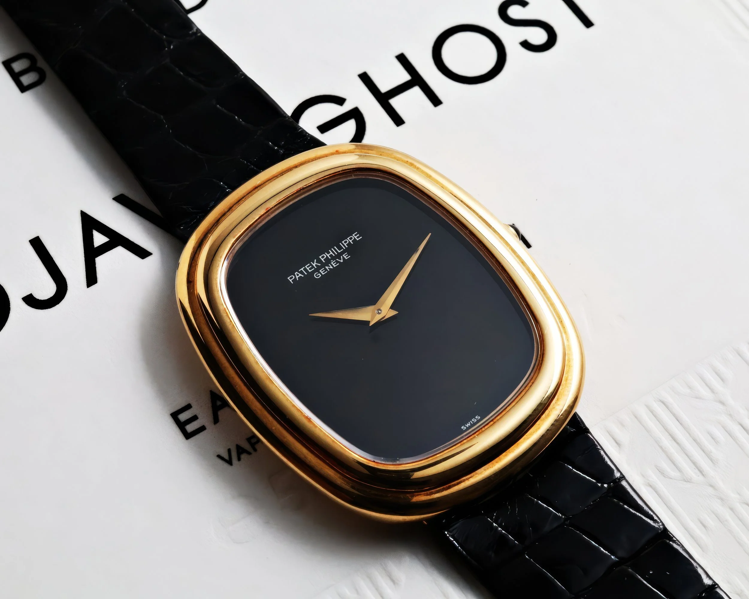 Patek Philippe Jumbo Ellipse 3730 Onyx