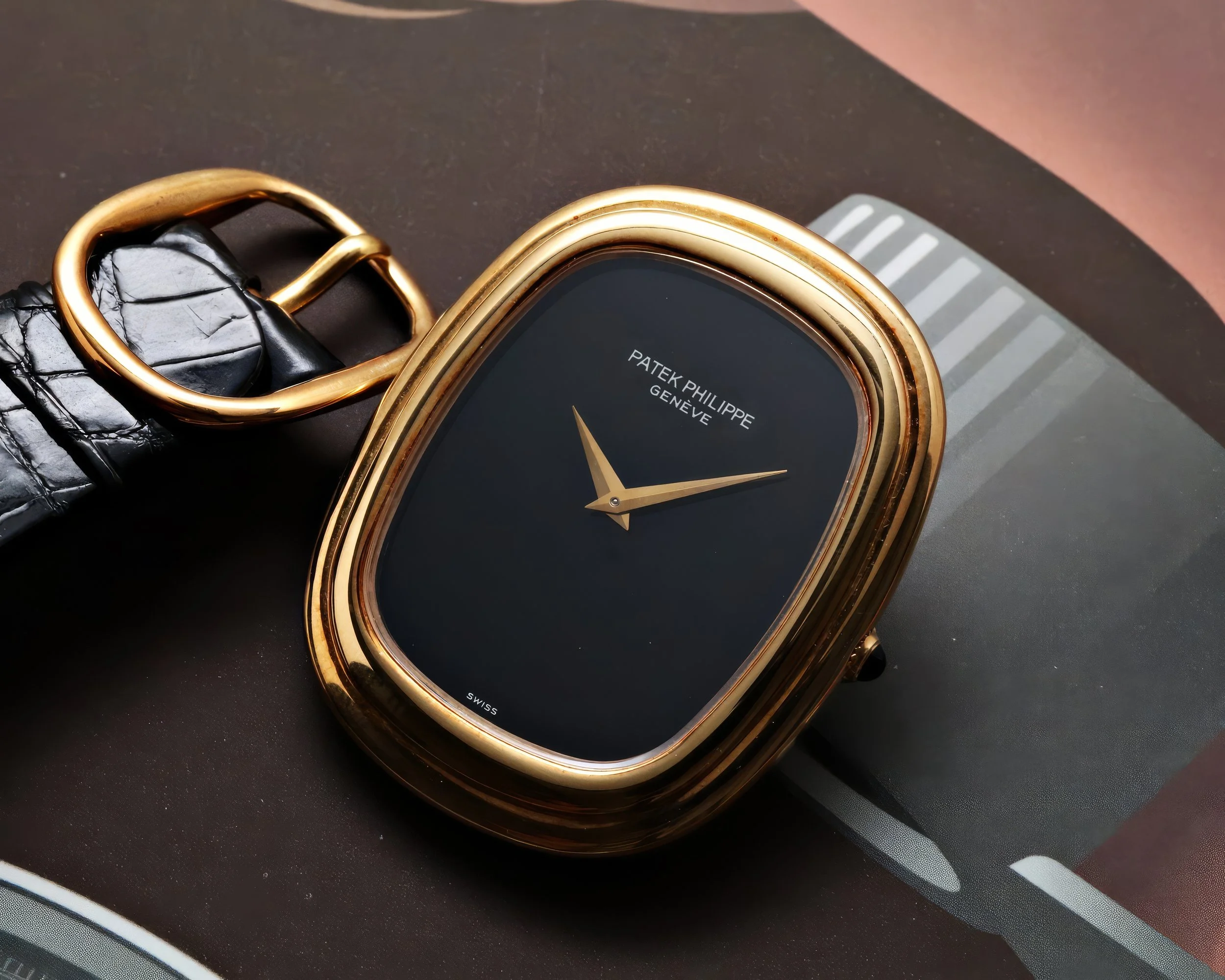 Patek Philippe Jumbo Ellipse 3730 Onyx