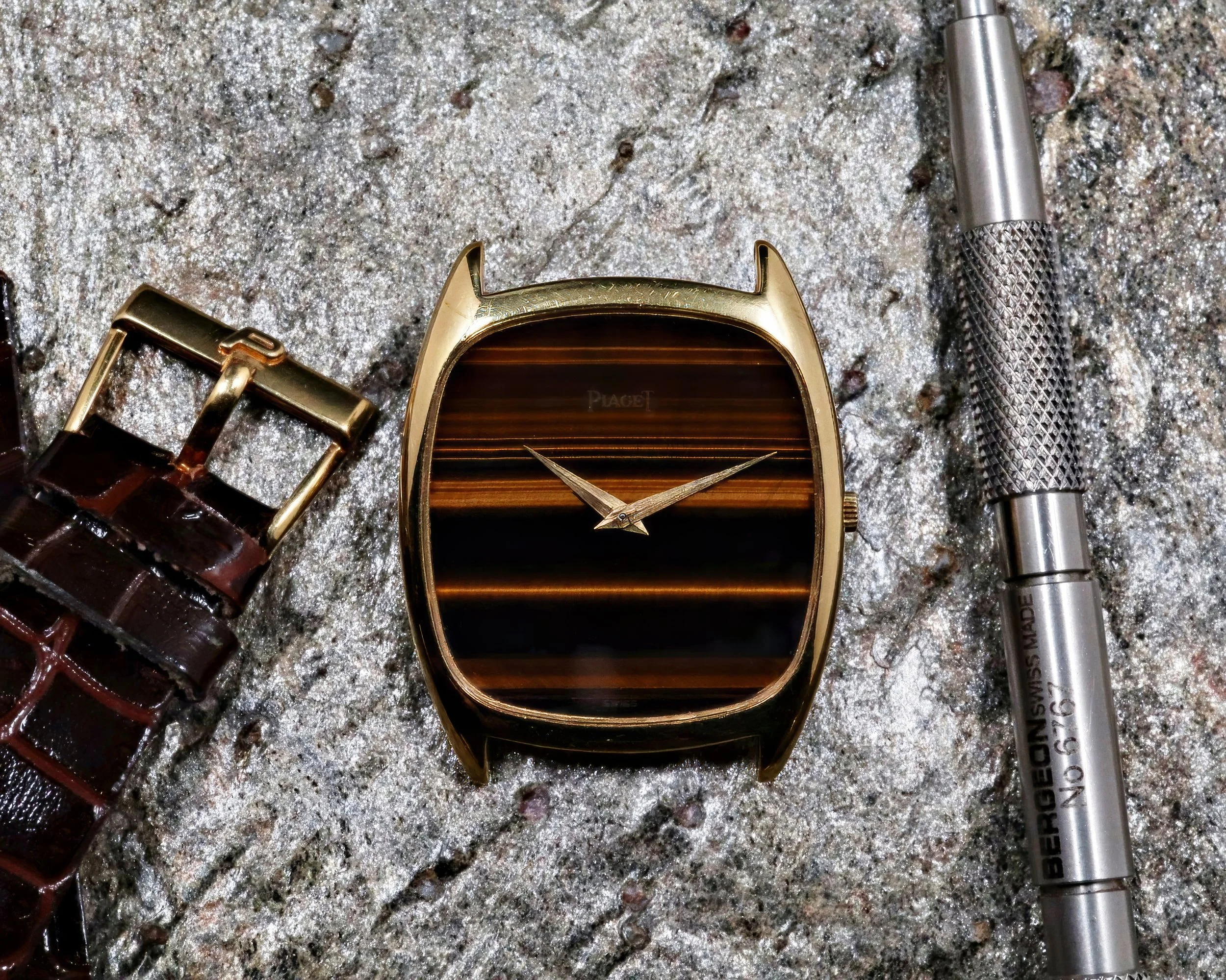 Piaget Black Tie Emperador Tiger's Eye 9591