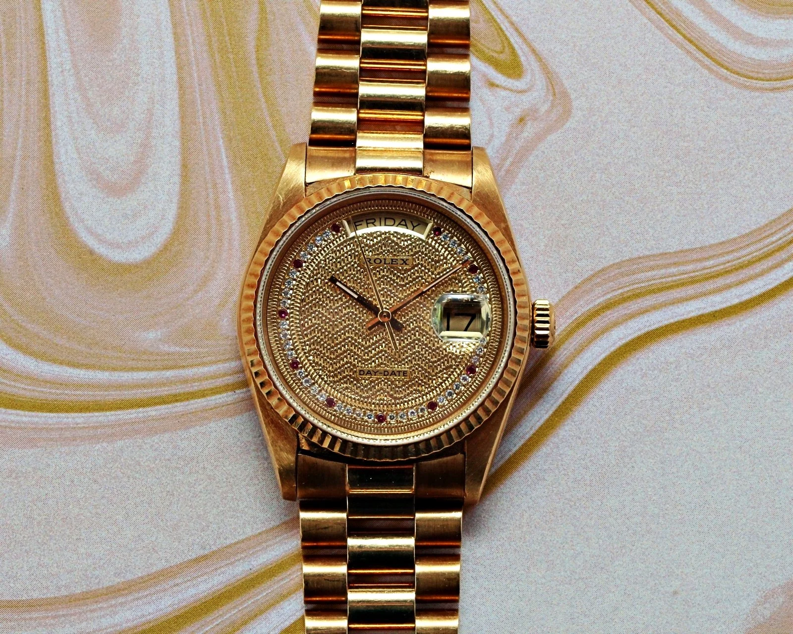 Rolex Day-Date 18038 "Ruby Missoni"