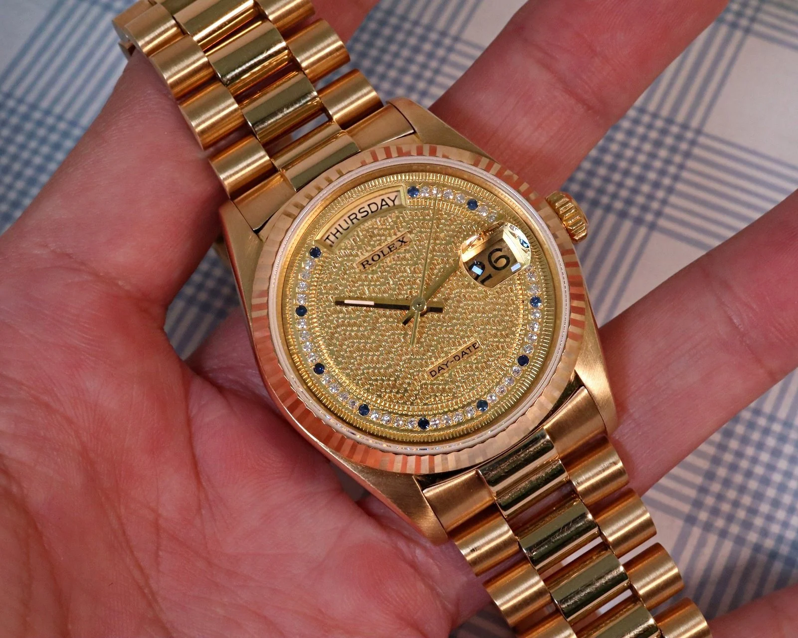 Rolex Day-Date 18038 "Sapphire Missoni"