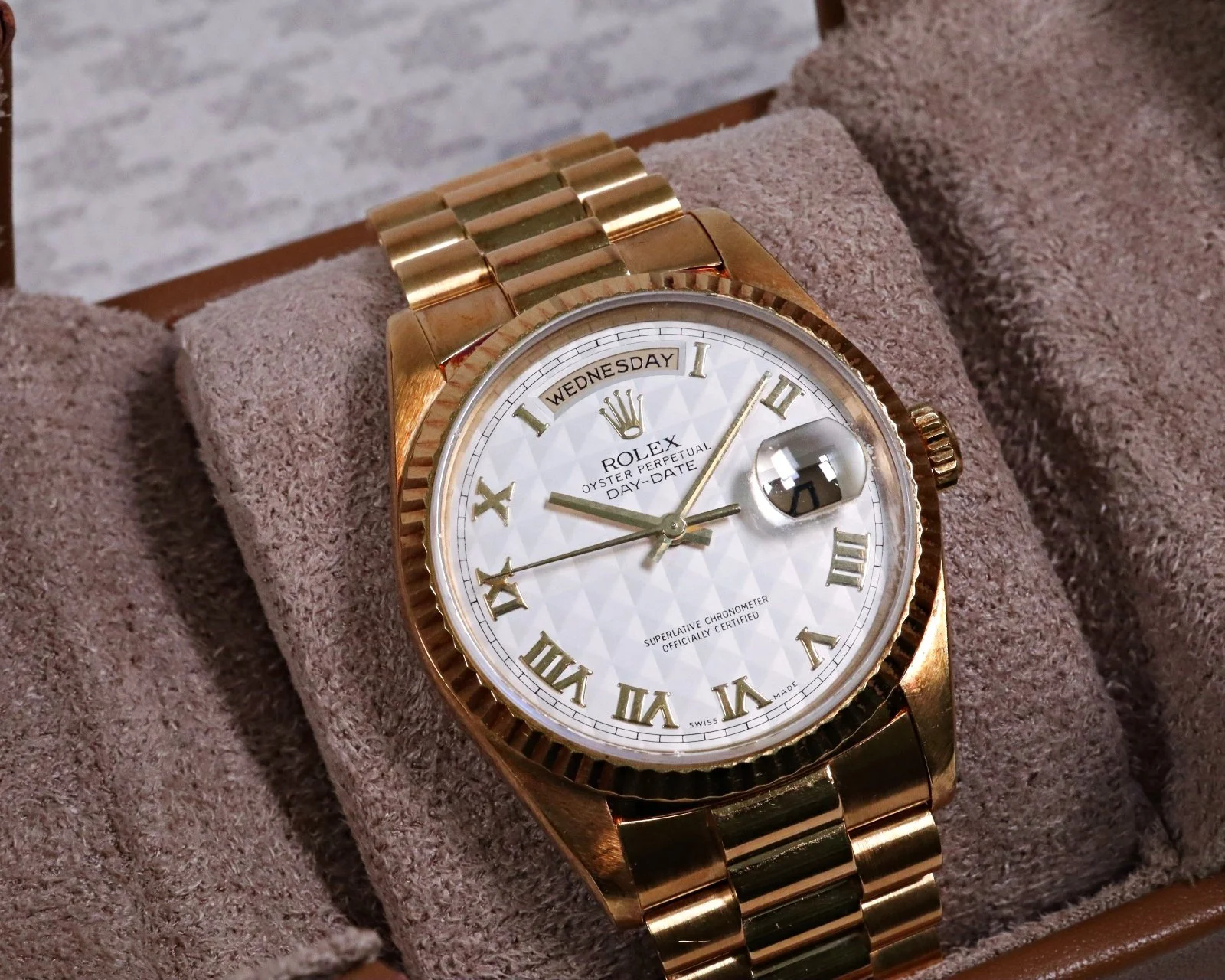 Rolex Day-Date 18238 Pyramid Dial